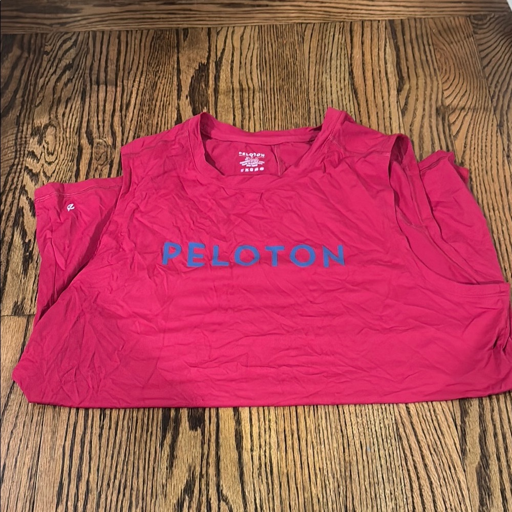 Peloton Red Sleeveless Top